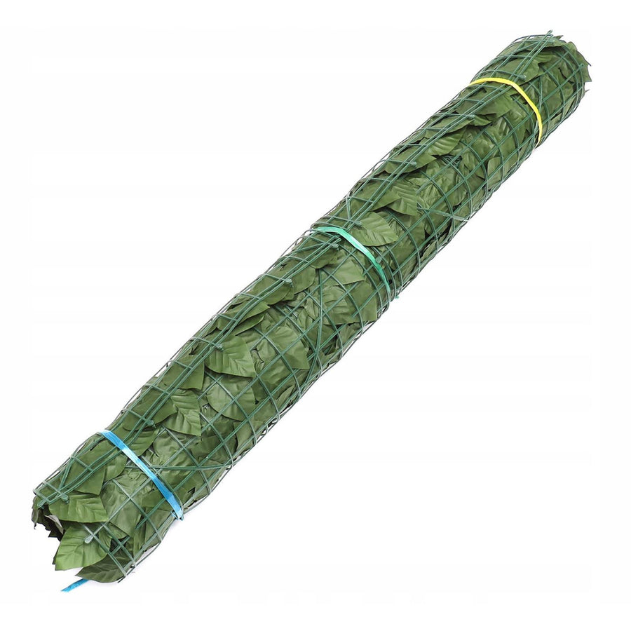Plasă cu frunze artificiale pentru gard, terasă sau balcon, 3 x 1 m, Verde | D7220