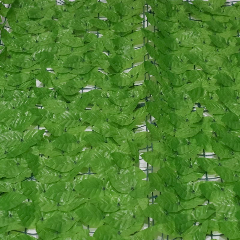 Plasă tip iederă pentru gard, terasă sau balcon din frunze artificiale, verde deschis ❘ D5569 ❘ D4960 ❘ D4957 ❘ D4959 -GardArtificial