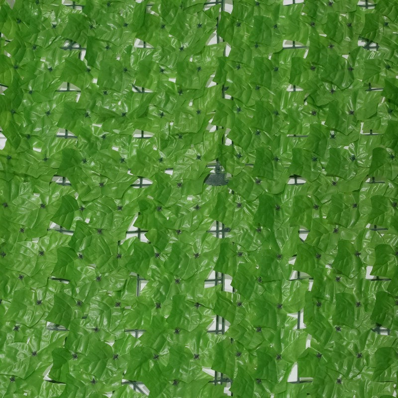 Plasă tip iederă pentru gard, terasă sau balcon din frunze artificiale, verde deschis ❘ D5569 ❘ D4960 ❘ D4957 ❘ D4959 -GardArtificial