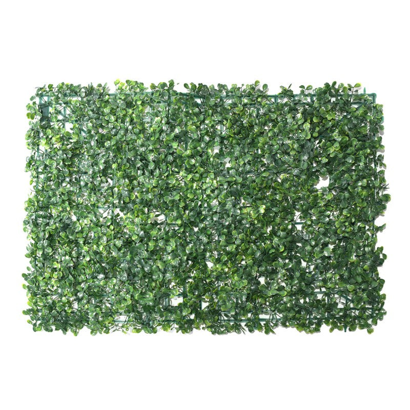 Pachet: 4 x Panou Verde din Plante Artificiale, 60 x 40 cm, Aspect Natural, Potrivit pentru Interior și Exterior ❘ D4964 / D4963 / D4967 / D4970 / D4968
