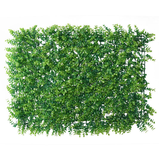 Panou verde din plante artificiale, 60x40 cm, aspect natural, potrivit pentru interior și exterior ❘ D4964-PanouArtificial