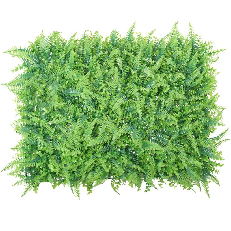 Pachet: 4 x Panou Verde din Plante Artificiale, 60 x 40 cm, Aspect Natural, Potrivit pentru Interior și Exterior ❘ D4964 / D4963 / D4967 / D4970 / D4968