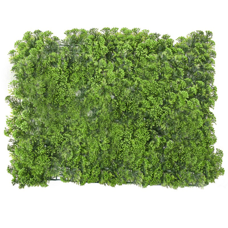 Pachet: 4 x Panou Verde din Plante Artificiale, 60 x 40 cm, Aspect Natural, Potrivit pentru Interior și Exterior ❘ D4964 / D4963 / D4967 / D4970 / D4968