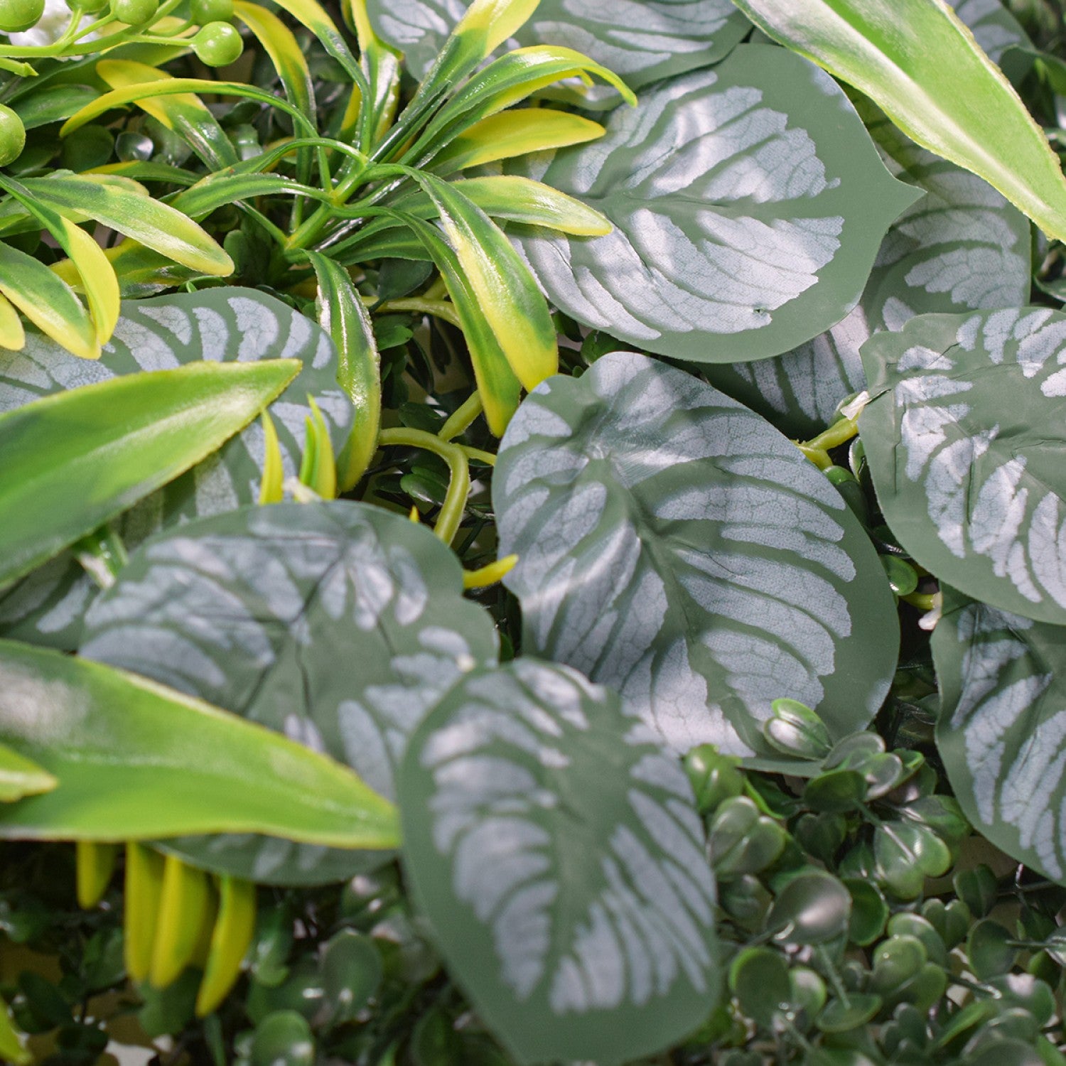 Panou verde din plante artificiale, 60x40 cm, aspect natural, potrivit pentru interior și exterior ❘ D4985-PanouArtificial