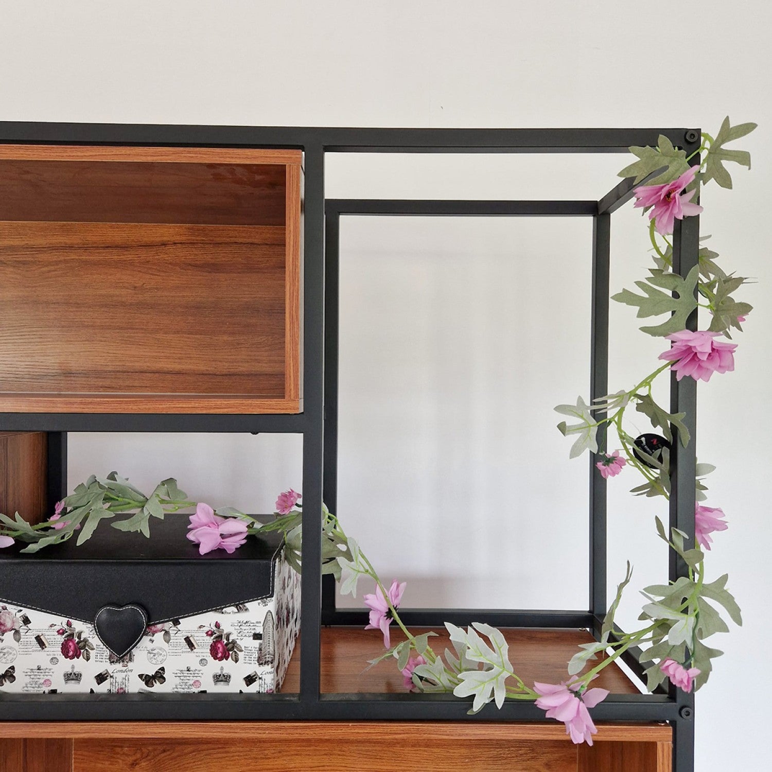 Set 2 x Ghirlandă artificială, 1.7 m, Mov ❘ D5006-Mov-Planta