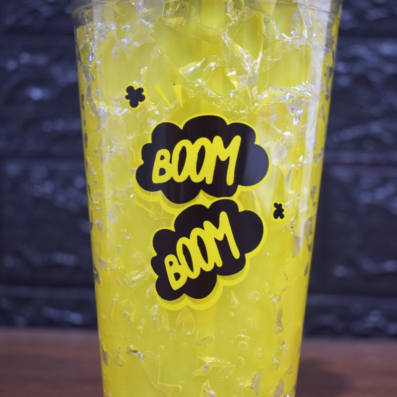 Dulap modular pentru copii, 6 uși, 110x75x37 cm, Albastru + CADOU Pahar cu capac, Frosty Mug, Galben ❘ D6600-modular / D5025-galben-iepure-pahar