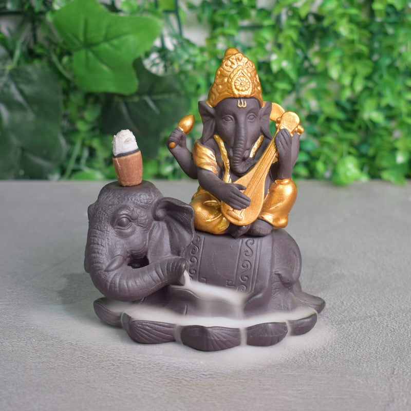 Suport Conuri Parfumate, Naimeed, cu Cascadă de Fum, din Ceramică, Multiple Culori și Modele