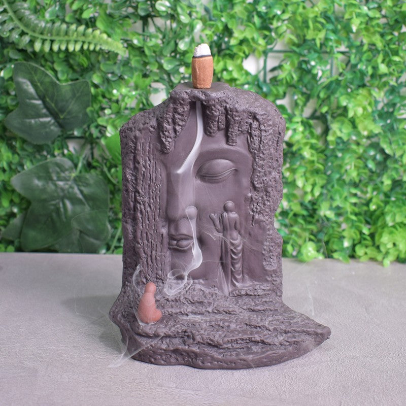 Suport Conuri Parfumate, Naimeed, cu Cascadă de Fum, din Ceramică, Multiple Culori și Modele