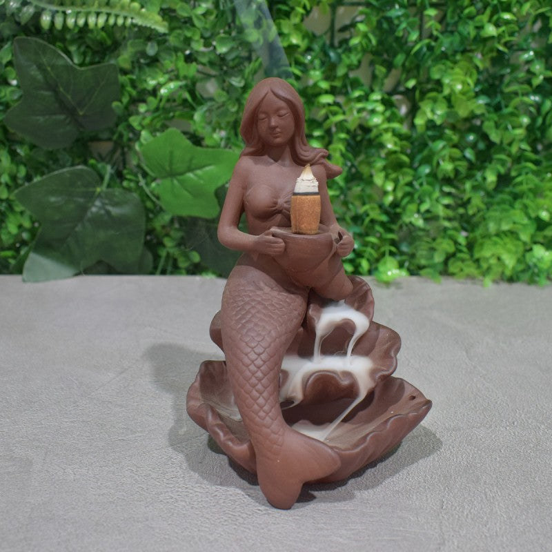 Suport Conuri Parfumate, Naimeed, cu Cascadă de Fum, din Ceramică, Multiple Culori și Modele