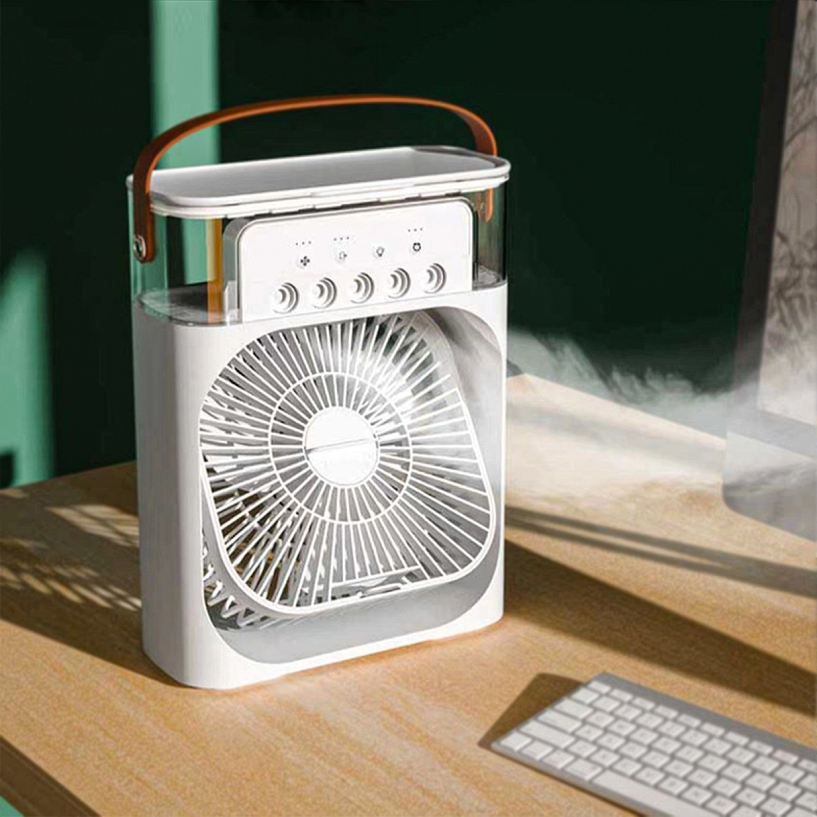 Ventilator & Umidificator - ultra-silențios, 3 viteze, rezervor 600 ml ❘ D5120