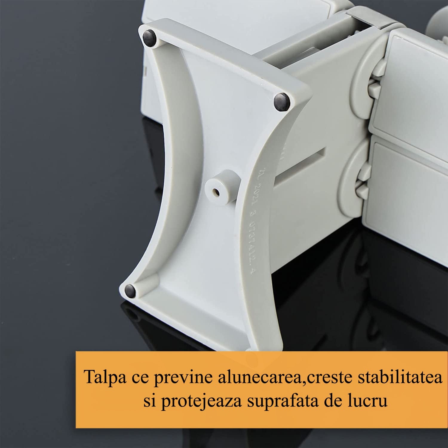 Set: Mini Tocător Manual Usturoi/Legume, Alb + Aparat pentru umplut găluște, colțunași, ravioli, Gri ❘ D5161 / D5133