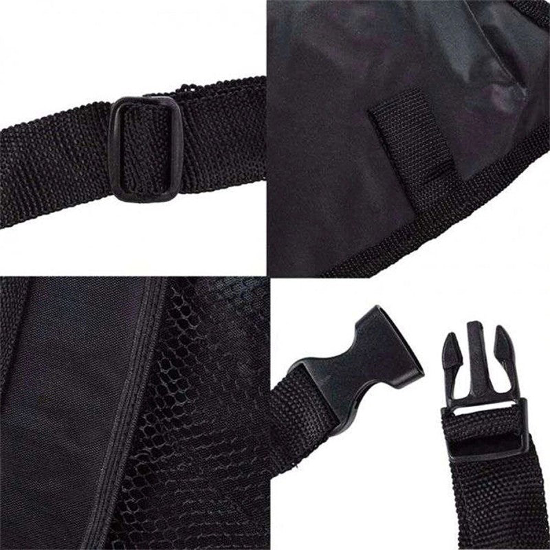 Set: Organizator auto, plasă elastică, Negru + Organizator auto, suport tabletă, Negru | D5139 + D5147