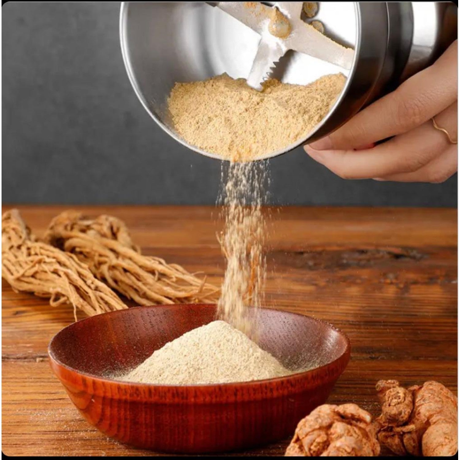 Râșniță cafea și condimente - măcinare rapidă, ideală în orice bucătărie, 150W, Inox ❘ D5169- Rasnita-Cafea