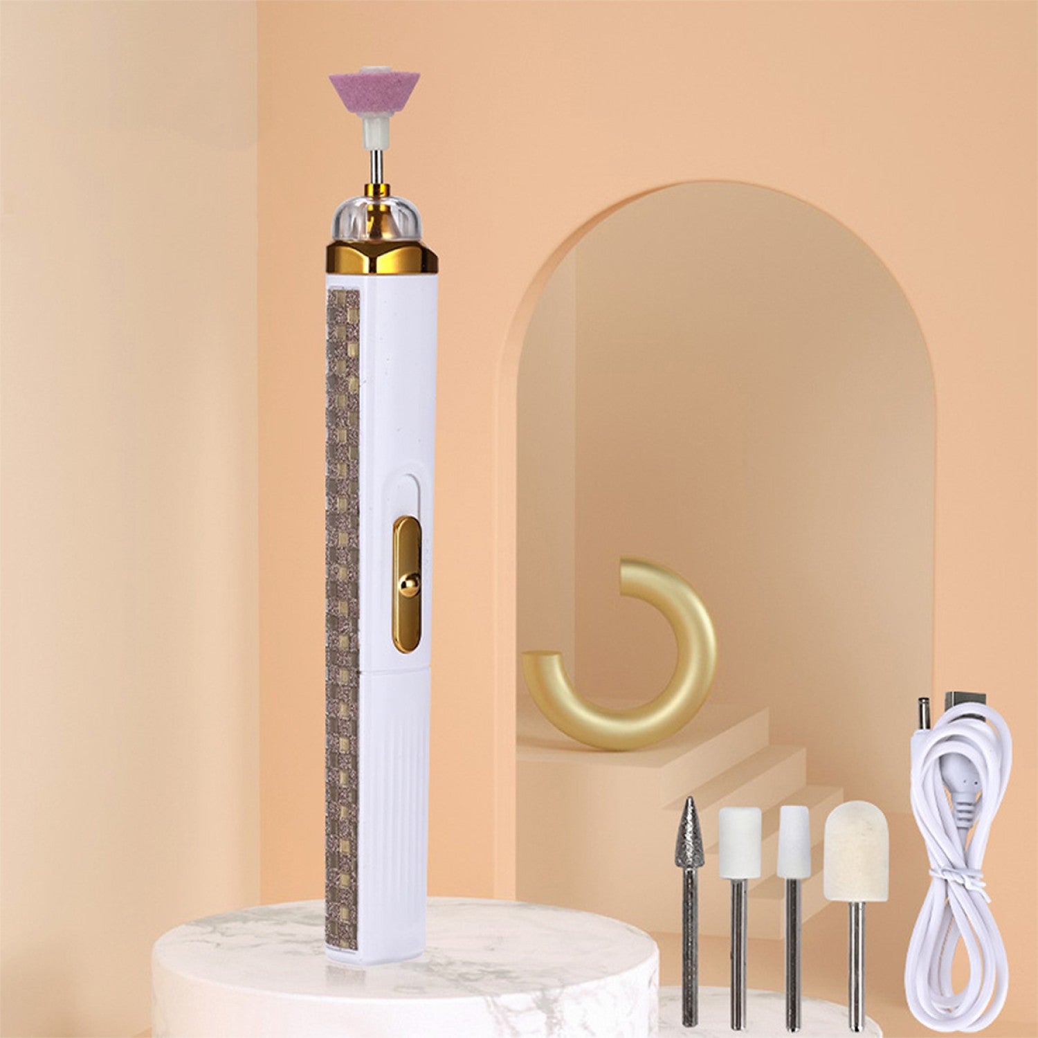 Set: Pilă de unghii electrică + Ondulator de gene ❘ D5191 / D5192