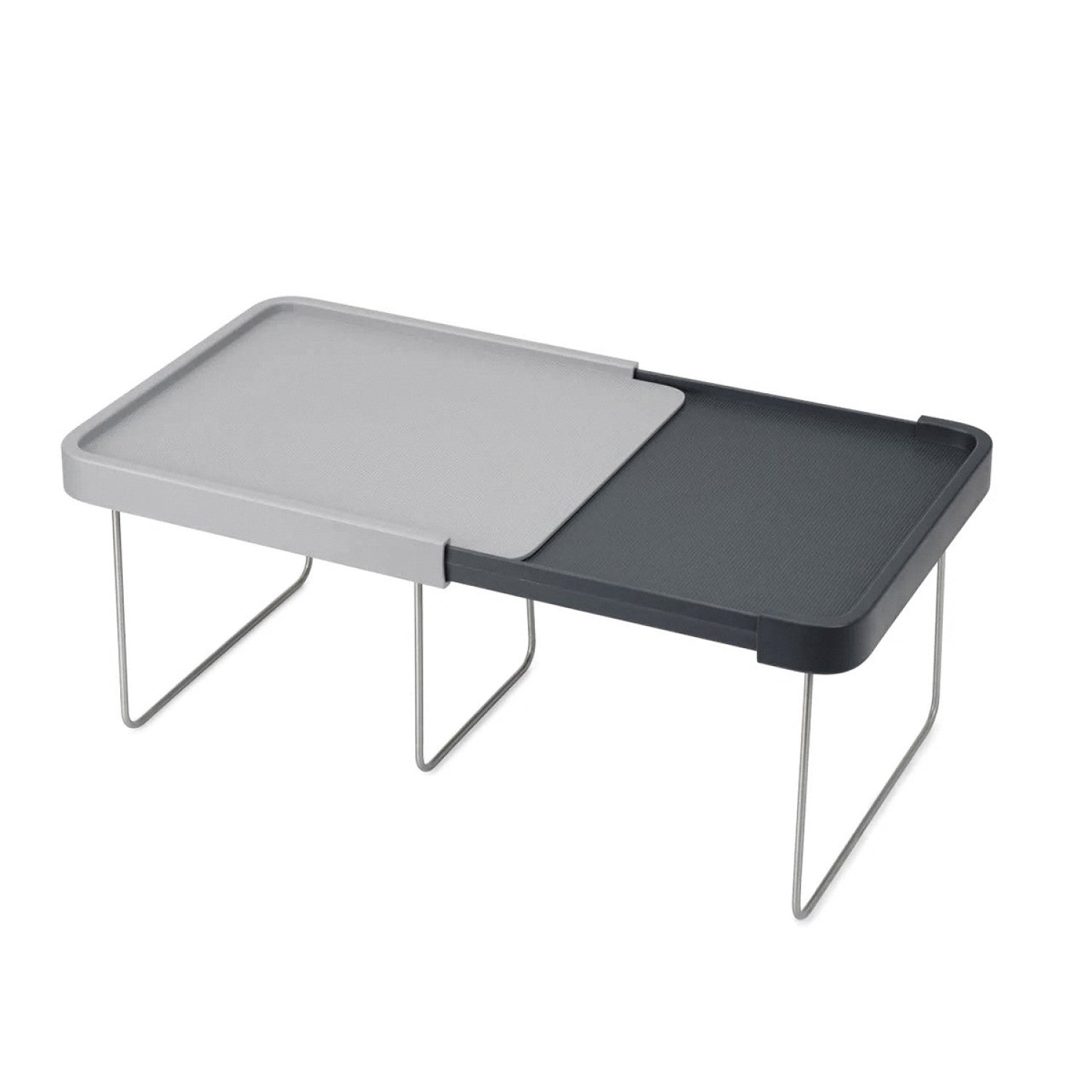 Set: Plită electrică 1000W, Alb + Raft extensibil pliabil, Gri ❘ YQ-1010A / D5207