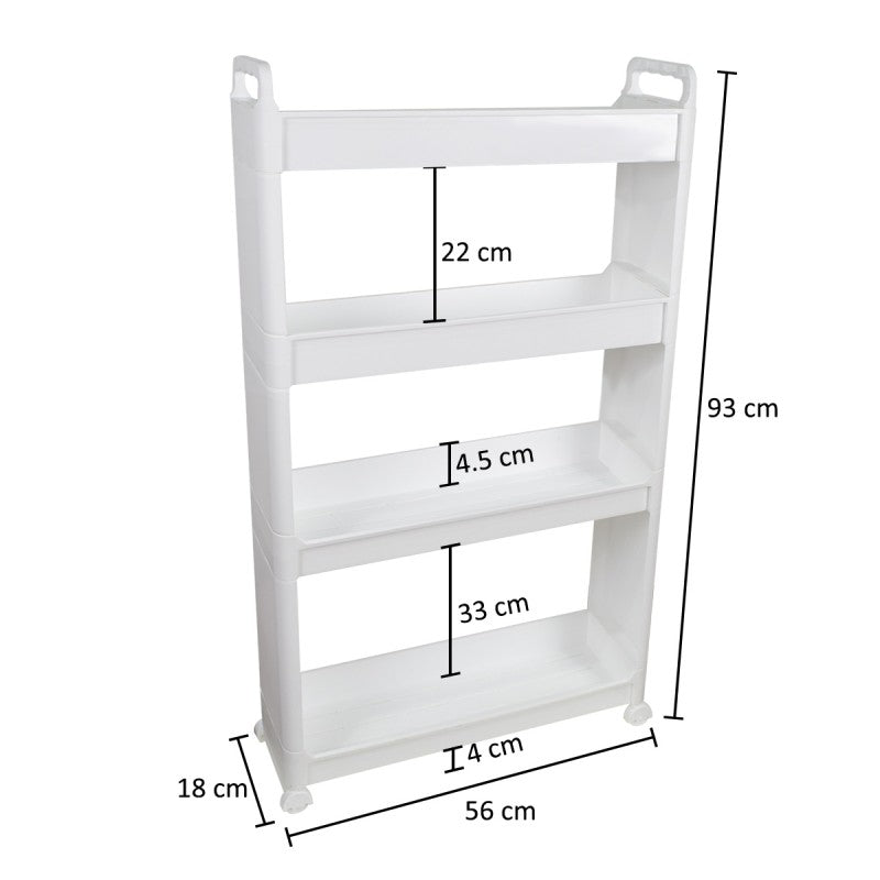 Raft Multifuncțional, 4 Niveluri, Alb, Multiple Dimensiuni ❘ D5280 / D5281