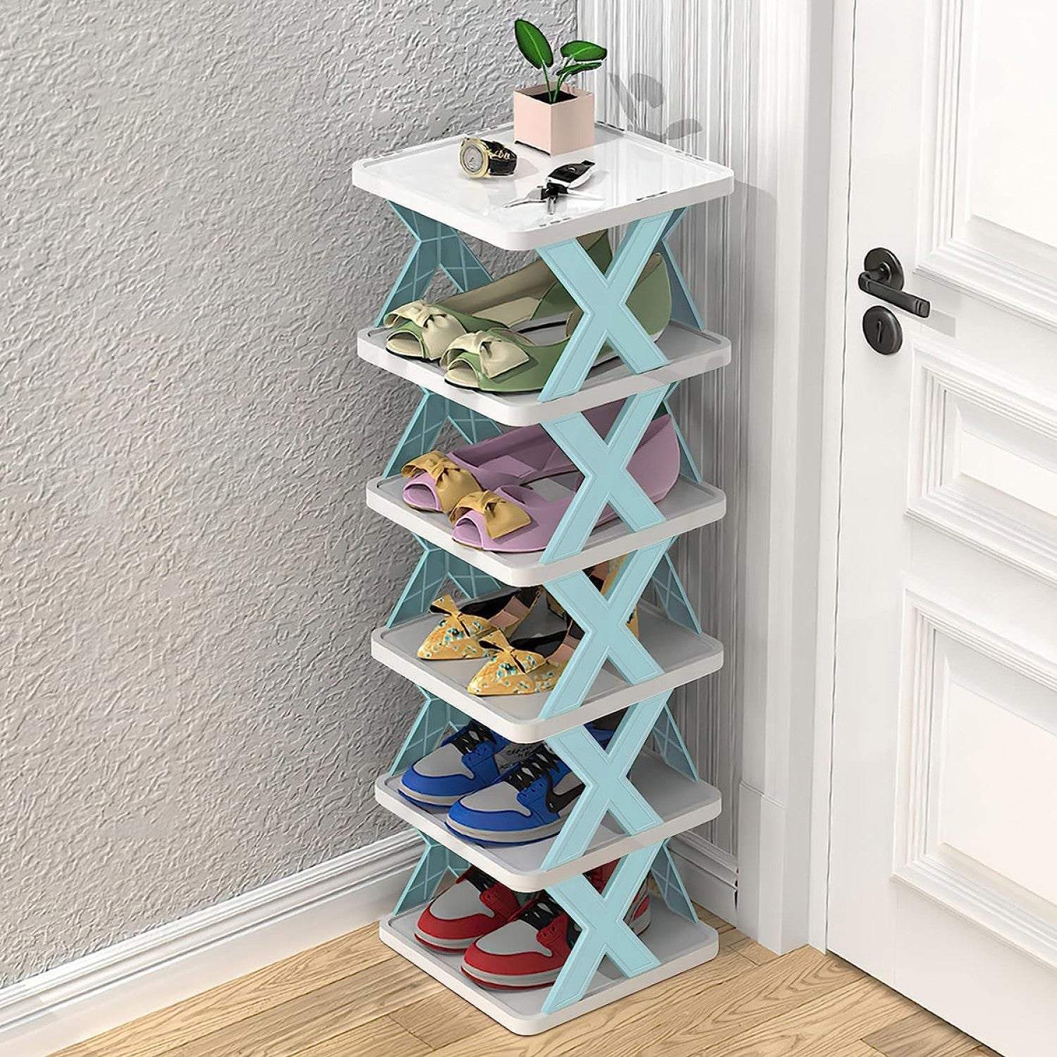 Pantofar Modular, 6 etaje, 24 x 26 x 82 cm  ❘ D5311
