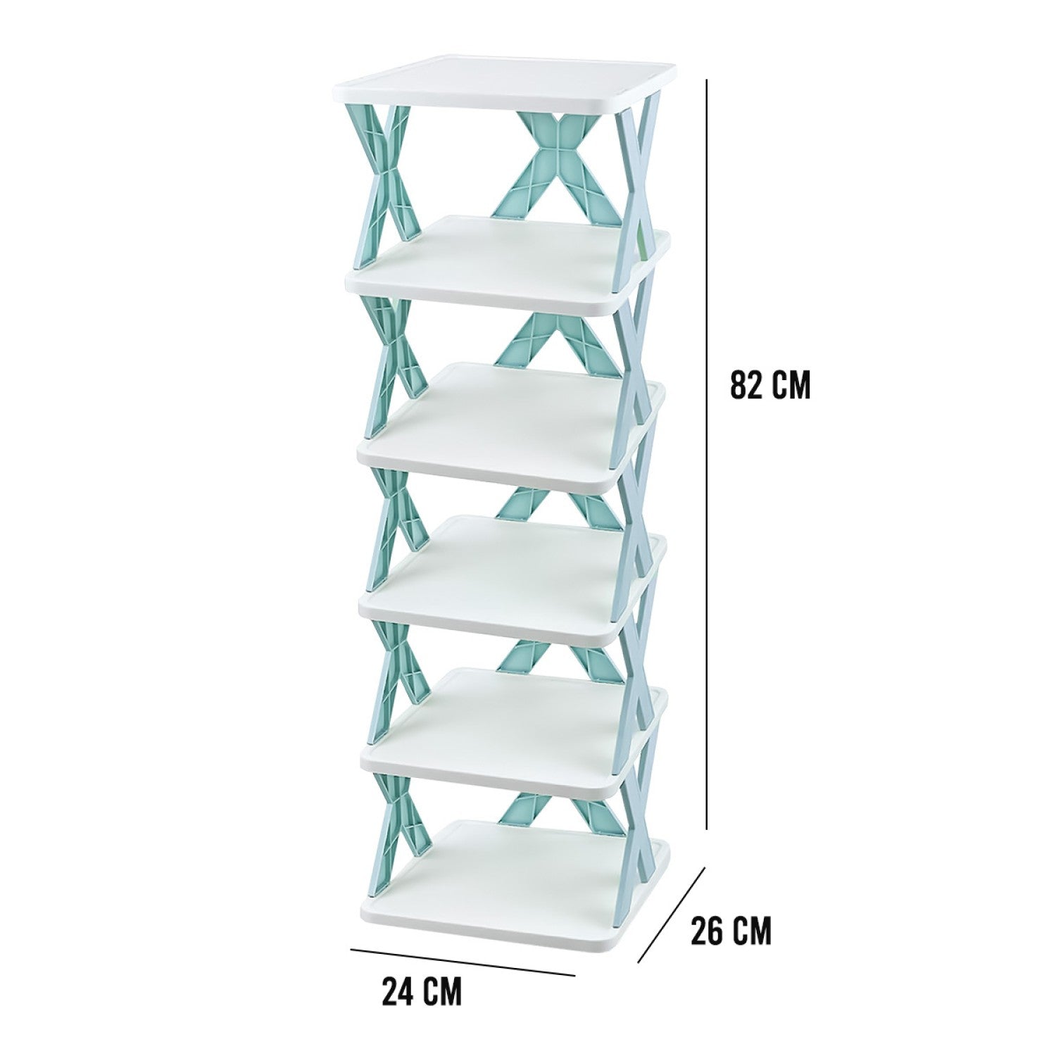 Pantofar Modular, 6 etaje, 24 x 26 x 82 cm  ❘ D5311