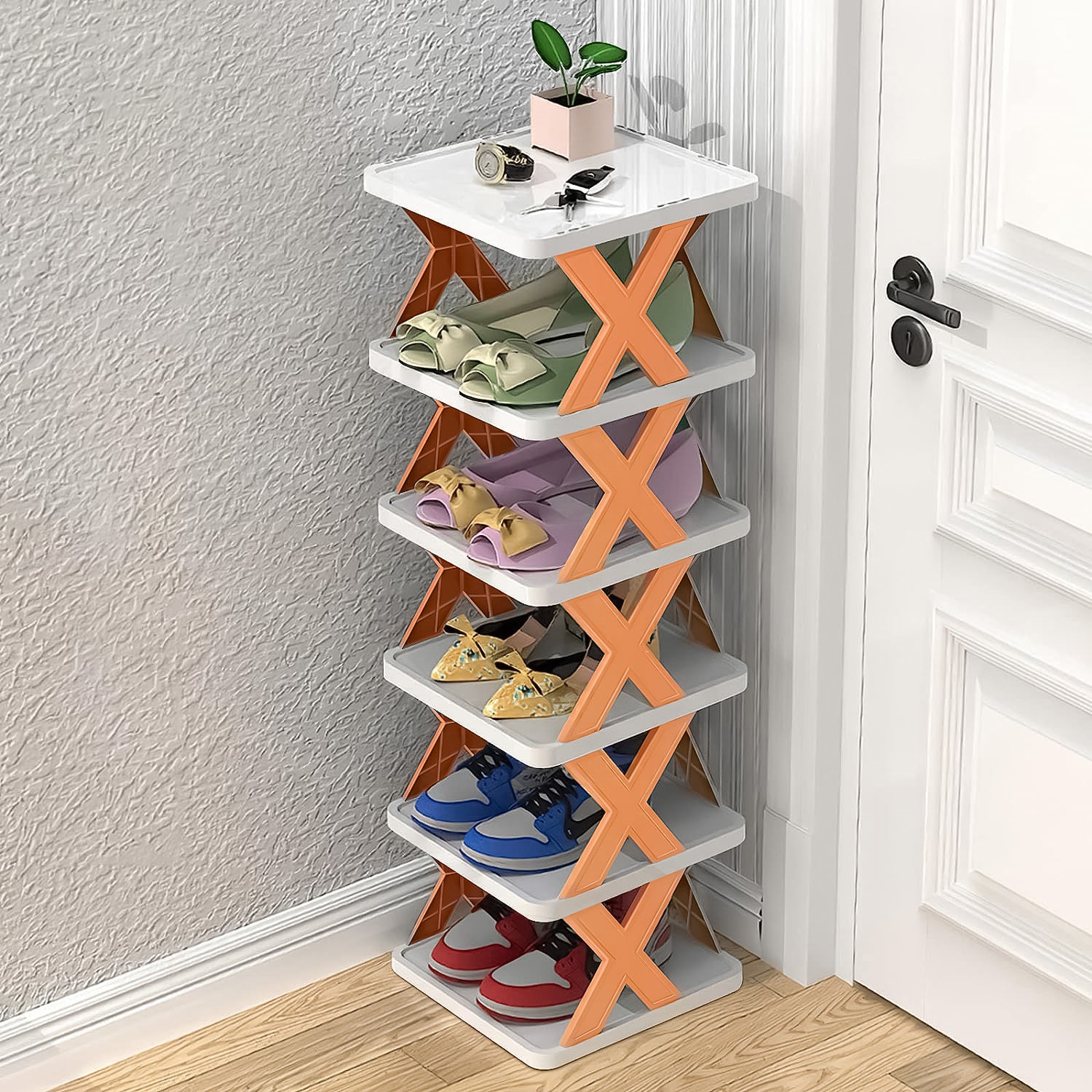 Pantofar Modular, 6 etaje, 24 x 26 x 82 cm  ❘ D5311