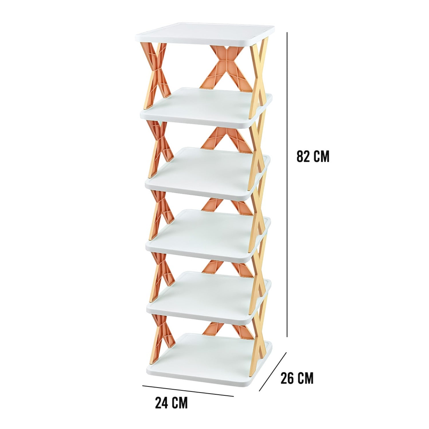 Pantofar Modular, 6 etaje, 24 x 26 x 82 cm  ❘ D5311