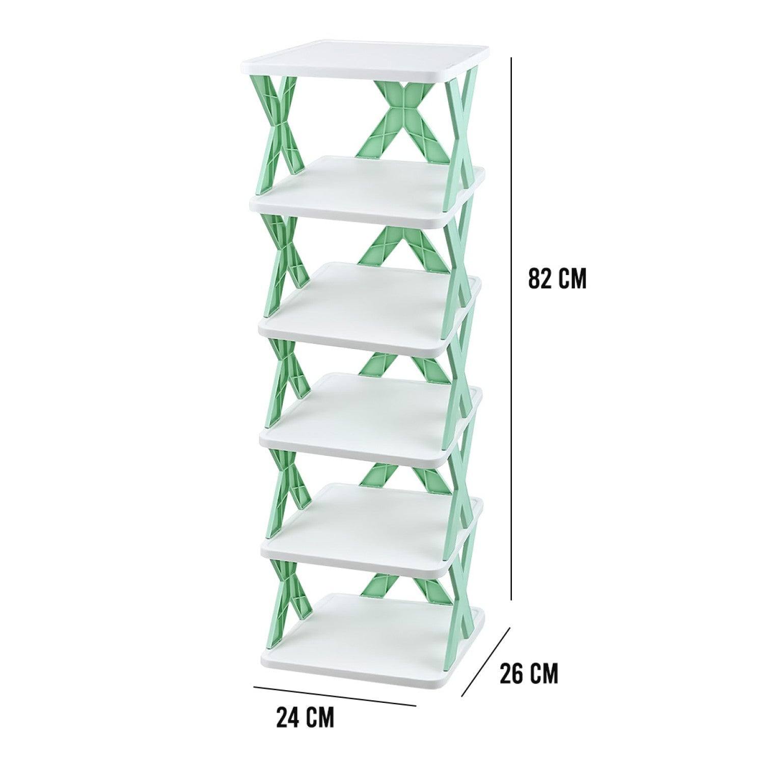Pantofar Modular, 6 etaje, 24 x 26 x 82 cm  ❘ D5311