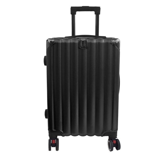 Troler Voiaj Naimeed , 4 Roți Duble 360 grade, ABS, Închidere Cifru, Negru, 38 x 23 x 60 cm | D5391S