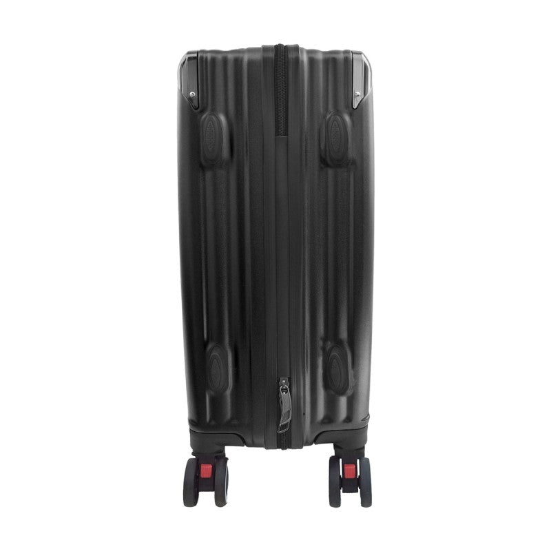 Troler Voiaj Naimeed , 4 Roți Duble 360 grade, ABS, Închidere Cifru, Negru, 38 x 23 x 60 cm | D5391S