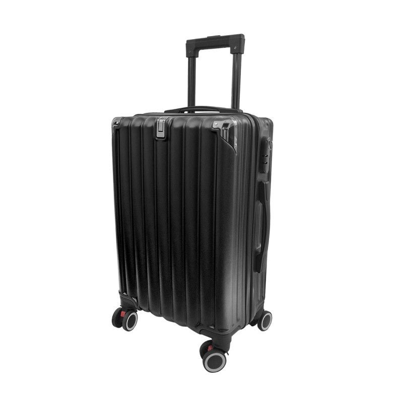 Troler Voiaj Naimeed , 4 Roți Duble 360 grade, ABS, Închidere Cifru, Negru, 38 x 23 x 60 cm | D5391S