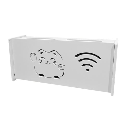 Raft suport Router Wireless, pentru mascare fire și echipament WIFI, 40*20*9.5cm ❘ D5540