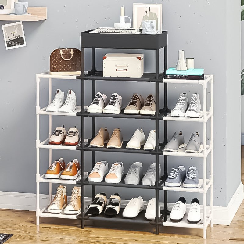 Pantofar Multifuncțional, 6 Nivele, 95 x 22 x 108 cm, Design Modern ❘ D5546