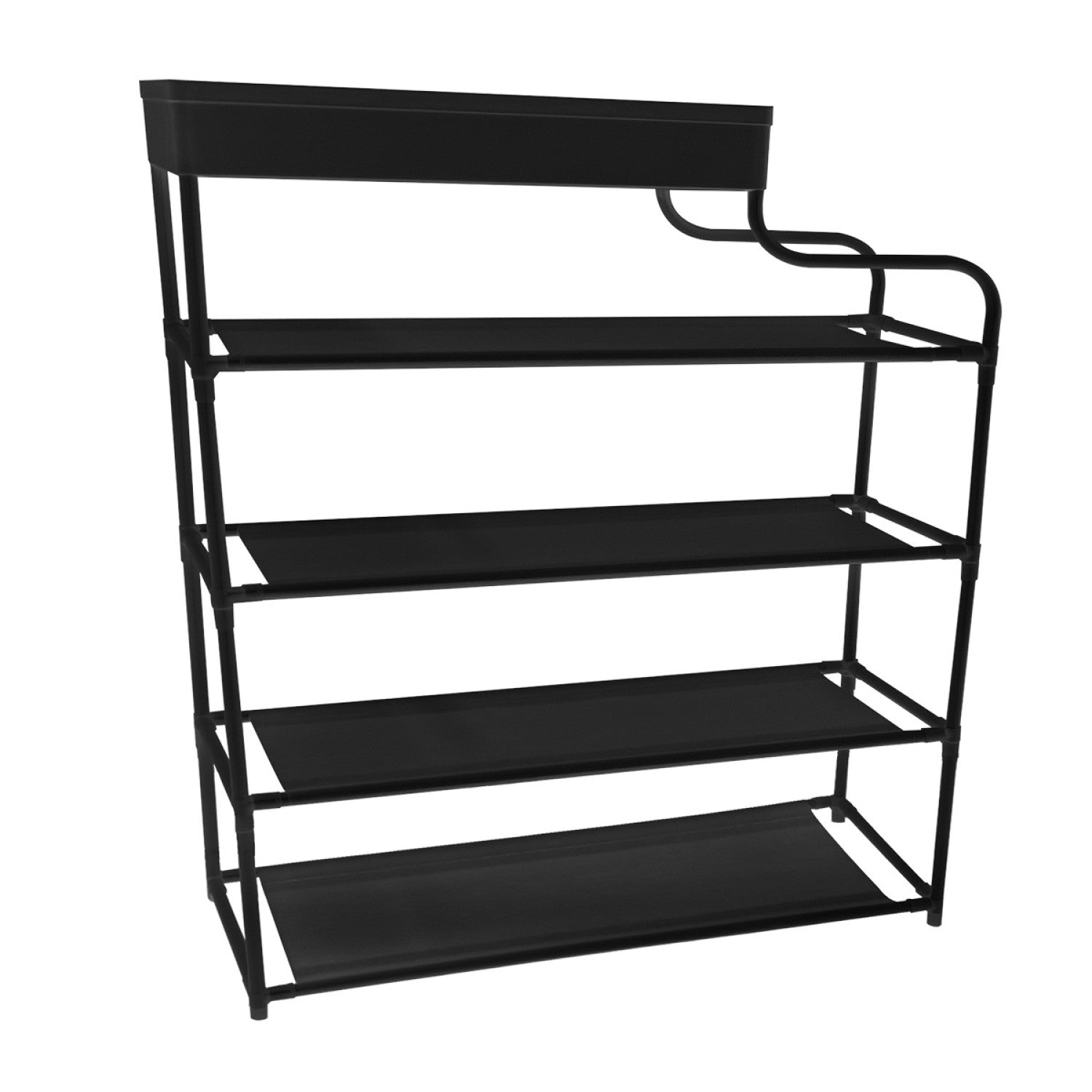 Pantofar cu rafturi și poliță multifuncțională - depozitare practică, design elegant ❘