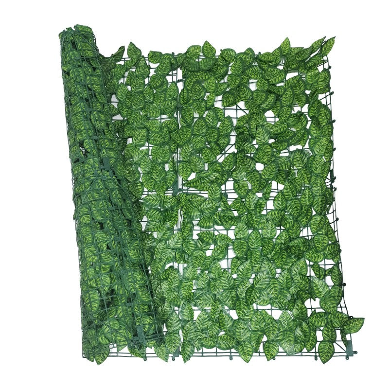 Plasă tip iederă pentru gard, terasă sau balcon din frunze artificiale, verde deschis ❘ D5569 ❘ D4960 ❘ D4957 ❘ D4959 -GardArtificial