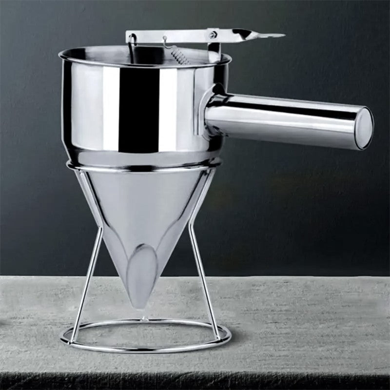 Dozator pentru Aluat și Topping, din Inox, cu Suport ❘ D5575
