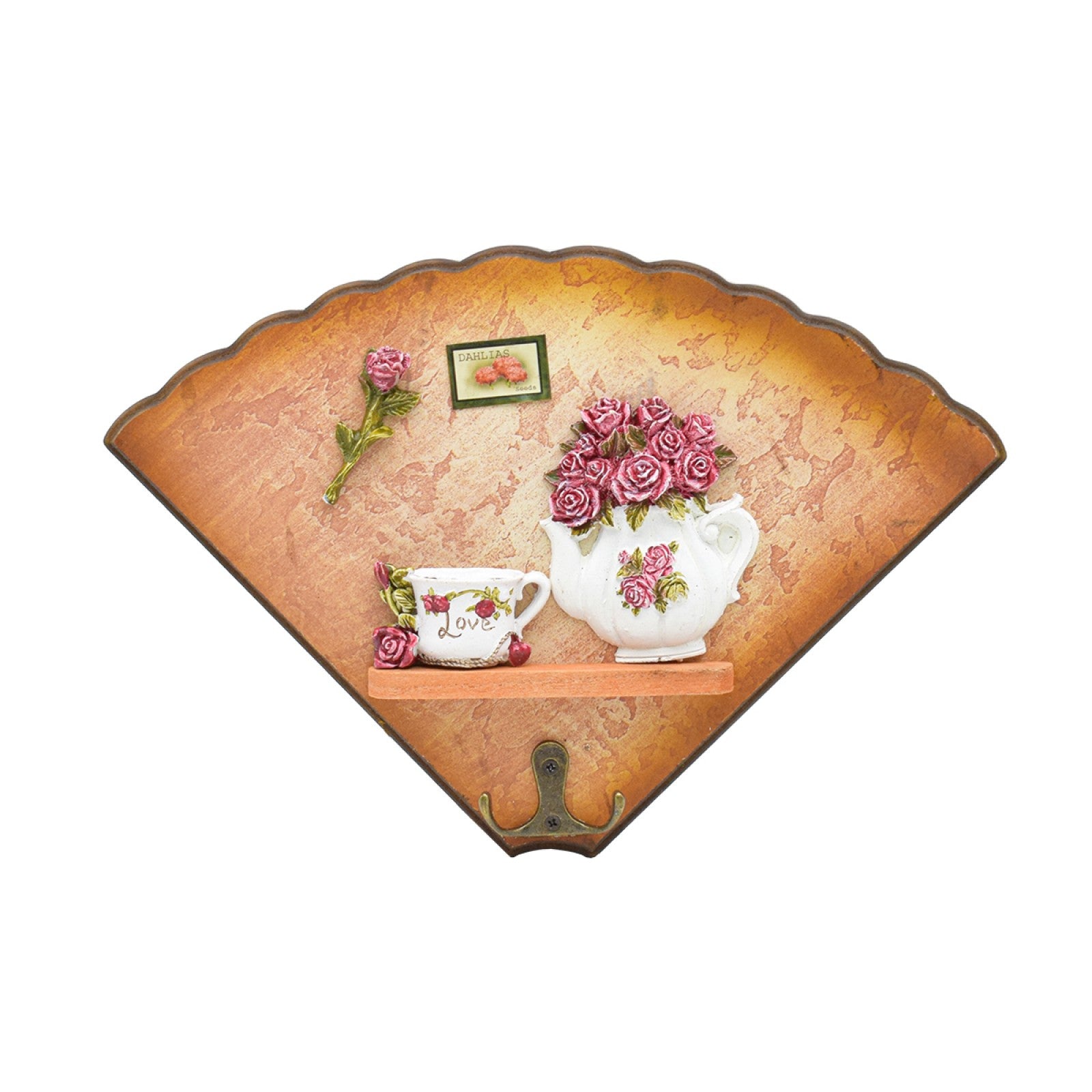 Cuier decorativ, 27,5 x 18 cm ❘ D56