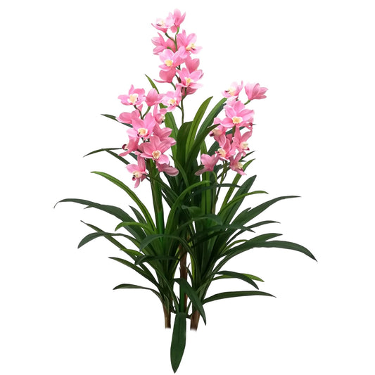 Orhidee barcă fără ghiveci, 120x100 cm, Alb/Roz ❘ D5620