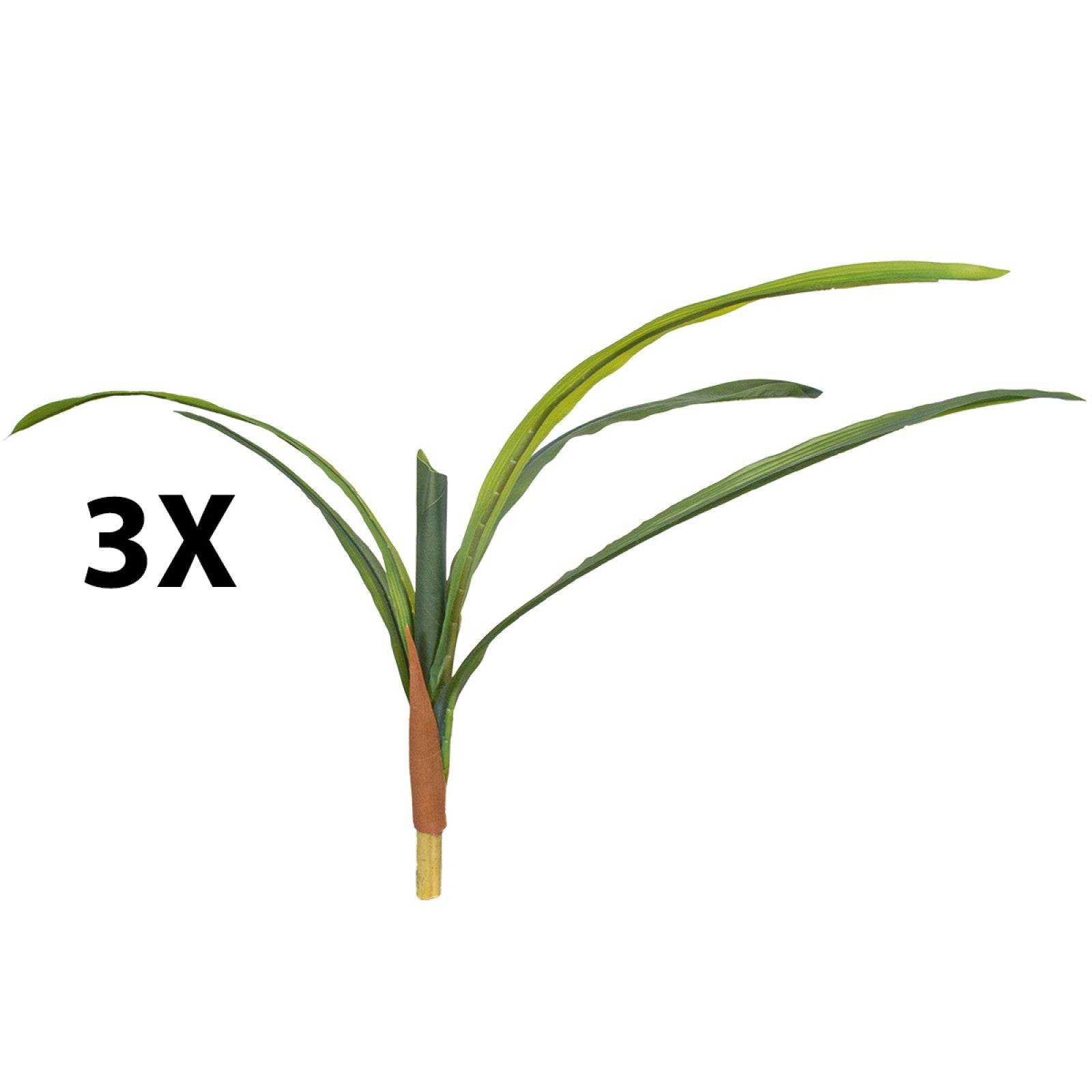 Orhidee molie fără ghiveci, 100x84 cm, Alb/Roz/Portocaliu ❘ D5621