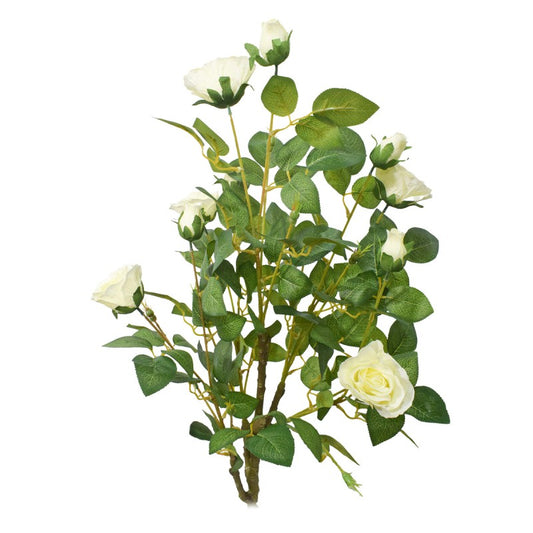 Plantă Artificială Trandafir, fără Ghiveci, 75x54cm, Multiple Culori ❘ D5625