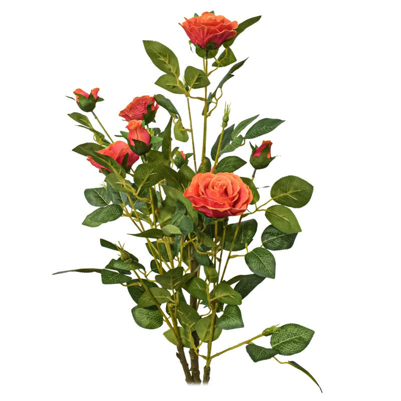 Plantă Artificială Trandafir, fără Ghiveci, 75x54cm, Multiple Culori ❘ D5625