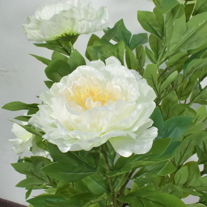 Plantă Artificială Bujor Chinezesc, fără Ghiveci, 90x60cm , Multiple Culori ❘ D5632