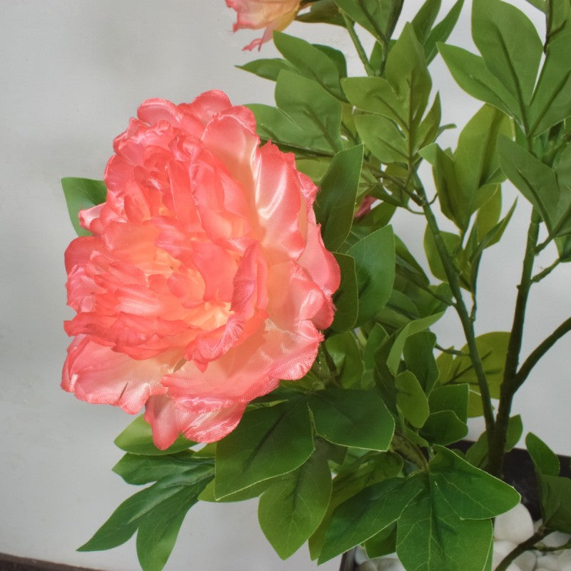 Plantă Artificială Bujor Chinezesc, fără Ghiveci, 90x60cm , Multiple Culori ❘ D5632