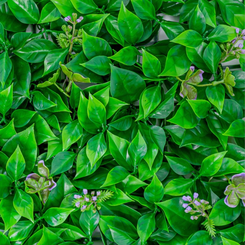 Panou din Plante Artificiale, cu Frunze, Verde Multicolor, 600x400mm, Diverse Modele | D5901 + D5897