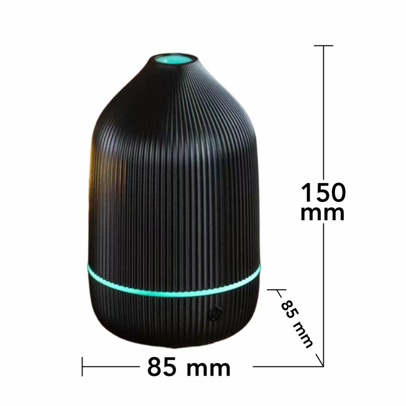 Umidificator cu Aromaterapie, 85 x 150 x 85 mm, Alb/Negru ❘ D6045 / D6044