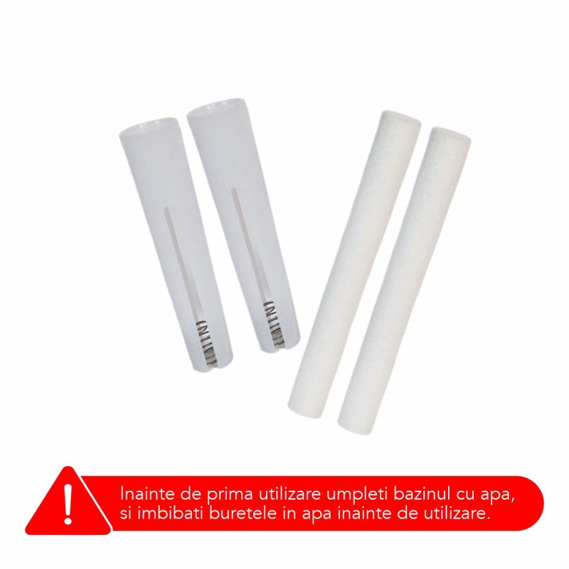 Umidificator cu aromaterapie pentru copii, 120x126x88 mm, Crem/Roz/Verde + CADOU 1 x Ulei aromatic ❘ D6069