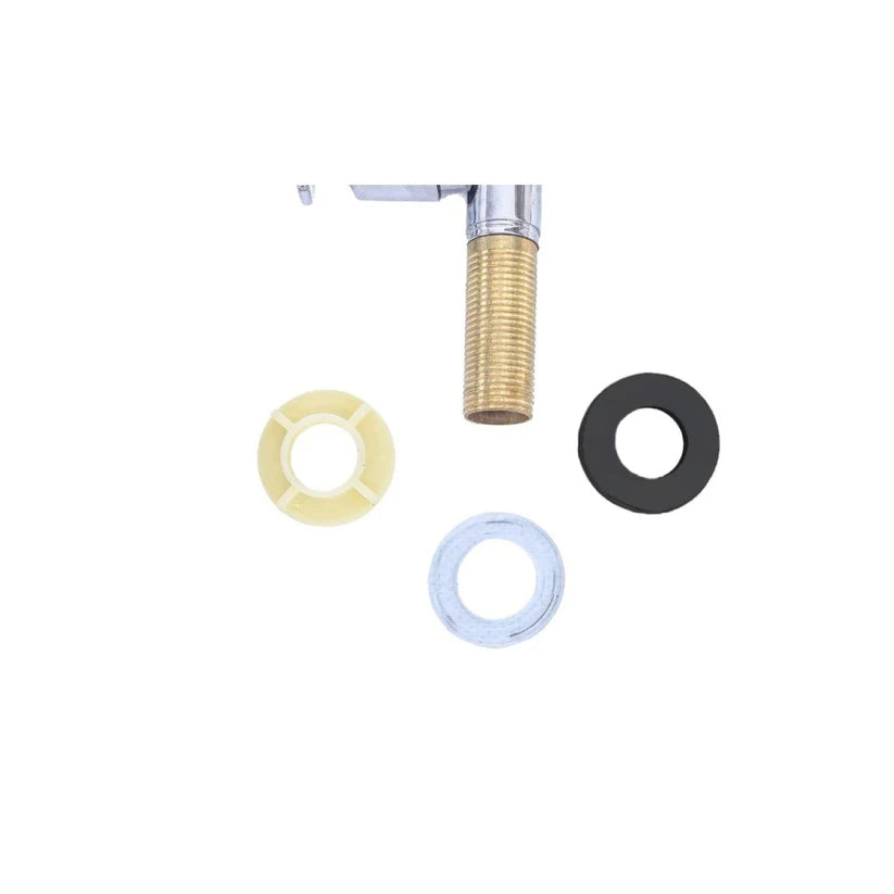 Baterie chiuvetă Naimeed pentru o singură alimentare (apă caldă sau rece) – design modern, rotire 360° și 2 moduri de jet, Gri ❘ D6186