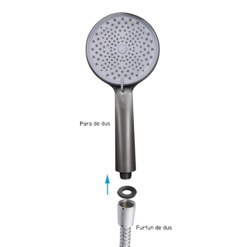 Pachet: Pară de duș universală + Extensie pivotantă robinet ❘ D6191 / D6192