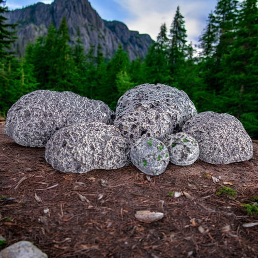 Pachet 2 x set 6 Pietre decorative din polistiren ❘ D6532