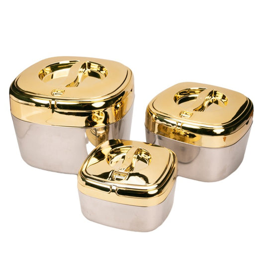 Caserole termice - set 3/4 piese, cu interior din inox, Naimeed, diverse modele ❘ D6721 / D6705 / D6722 /  D6709 /  D6710
