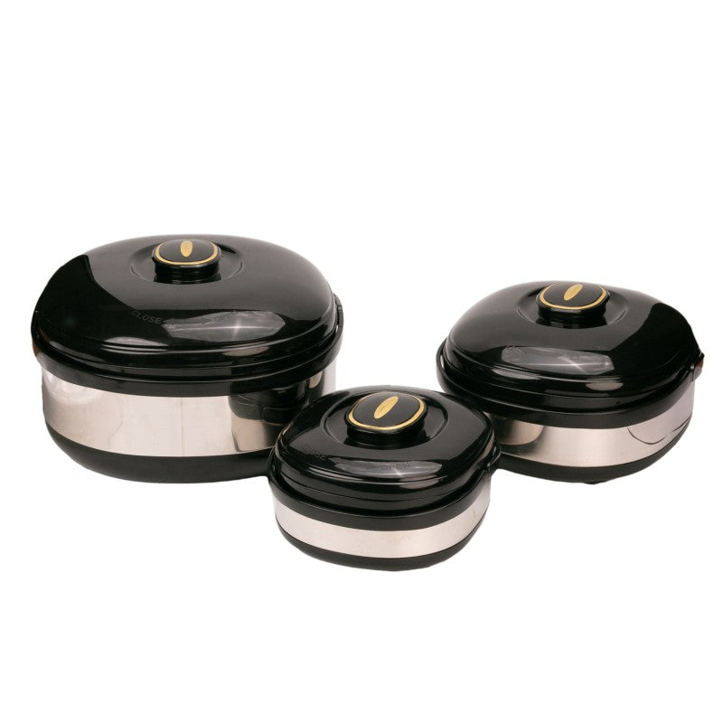 Caserole termice - set 3/4 piese, cu interior din inox, Naimeed, diverse modele ❘ D6708/D4813/D4792/D6702/D6706