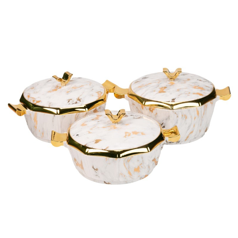 Caserole termice - set 3/4 piese, cu interior din inox, Naimeed, diverse modele ❘ D6721 / D6705 / D6722 /  D6709 /  D6710