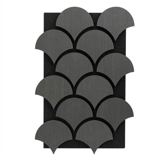 Set 5 Panouri Riflaje Acustice Decorative, MDF și Pâslă, 60x40x1.8cm, Multiple Variante ❘ D6762 / D6763 / D6764